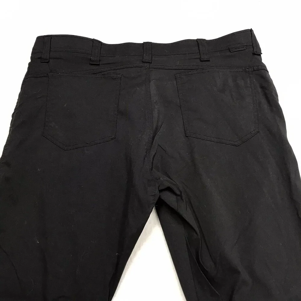WRANGLER ATG Pants Men 38x30 Black All Terrain Gear Hiking Stretch Outdoor